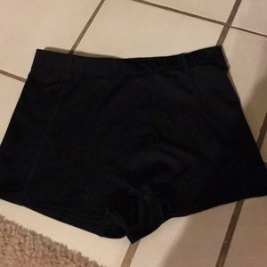 Girls black spandex
